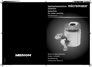 Bedienungsanleitung Micromaxx MD 15396 Eismaschine