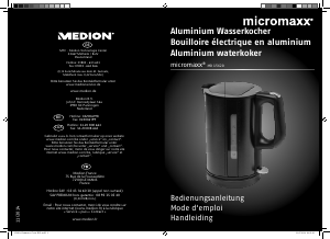 Mode d’emploi Micromaxx MD 15620 Bouilloire