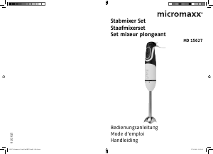 Bedienungsanleitung Micromaxx MD 15627 Stabmixer