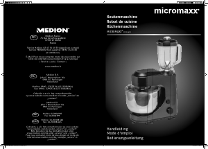 Bedienungsanleitung Micromaxx MD 14610 Küchenmaschine