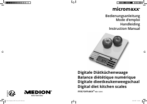 Bedienungsanleitung Micromaxx MD 12610 Küchenwaage