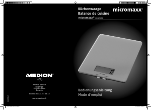Bedienungsanleitung Micromaxx MD 13639 Küchenwaage