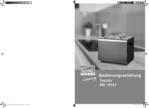 Bedienungsanleitung Home Ideas MD 18967 Toaster