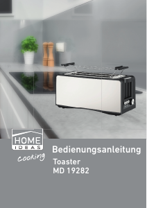 Bedienungsanleitung Home Ideas MD 19282 Toaster