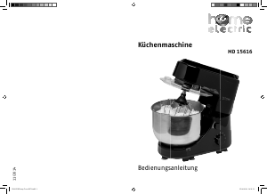 Bedienungsanleitung Home Electric MD 15616 Standmixer