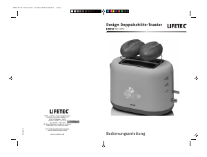 Bedienungsanleitung Lifetec MD 12852 Toaster