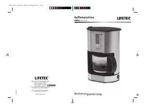 Bedienungsanleitung Lifetec MD 13455 Kaffeemaschine