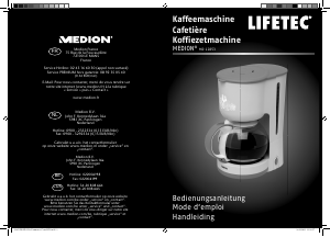 Bedienungsanleitung Lifetec MD 12853 Kaffeemaschine