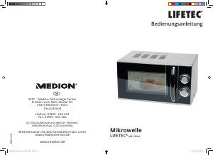 Bedienungsanleitung Lifetec MD 15644 Mikrowelle