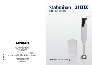 Bedienungsanleitung Lifetec MD 13565 Stabmixer