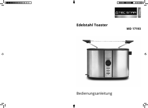 Bedienungsanleitung Tec Star MD 17193 Toaster