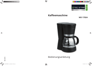 Bedienungsanleitung Tec Star MD 17024 Kaffeemaschine