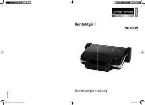 Bedienungsanleitung Tec Star MD 15729 Kontaktgrill