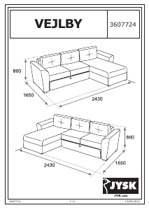 Manual JYSK Vejlby Day Bed