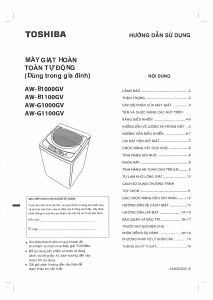 Hướng dẫn sử dụng Toshiba AW-B1100GV Máy giặt
