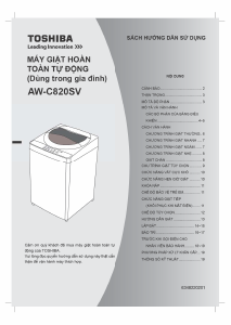 Hướng dẫn sử dụng Toshiba AW-C820SV Máy giặt