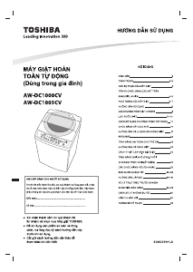 Hướng dẫn sử dụng Toshiba AW-DC1005CV Máy giặt