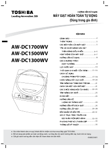 Hướng dẫn sử dụng Toshiba AW-DC1300WV Máy giặt