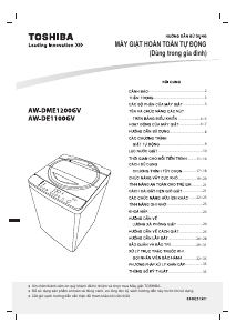 Hướng dẫn sử dụng Toshiba AW-DE1100GV Máy giặt