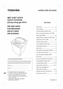 Hướng dẫn sử dụng Toshiba AW-ME1050GV Máy giặt
