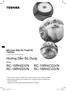 Hướng dẫn sử dụng Toshiba RC-10RH(CG)VN Nồi cơm điện