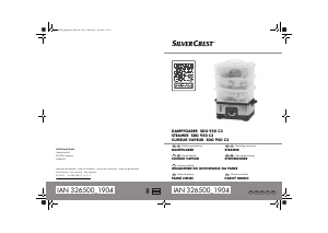 Instrukcja SilverCrest IAN 326500 Kuchenka parowa