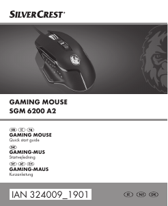 Manual SilverCrest SGM 6200 A2 Mouse