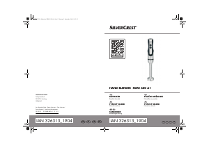 Használati útmutató SilverCrest SSME 600 A1 Botmixer