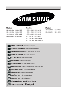 Manual de uso Samsung HC6347BG/XEU Campana extractora