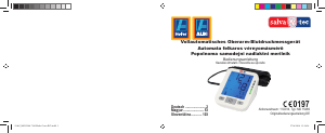 Bedienungsanleitung Salvatec MD 15469 Blutdruckmessgerät
