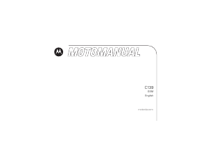 Handleiding Motorola C139 Mobiele telefoon