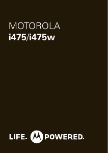 Handleiding Motorola Clutch+ i475w Mobiele telefoon