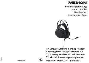 Bedienungsanleitung Medion Erazer X83017 (MD 87880) Headset