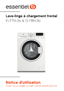 Mode d’emploi Essentiel B ELF 714-2b Lave-linge