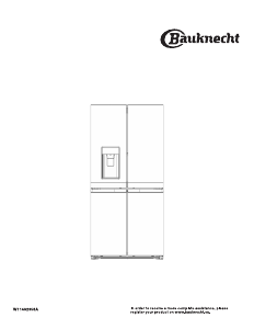 Manual Bauknecht BQ9I MO1L Fridge-Freezer