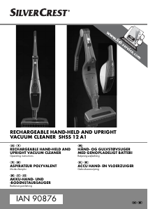 Brugsanvisning SilverCrest SHSS 12 A1 Støvsuger