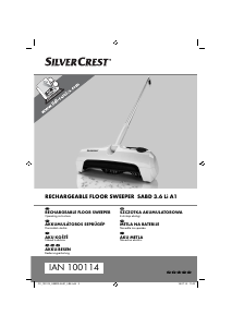 Instrukcja SilverCrest SABD 3.6 Li A1 Zamiatarka ręczna