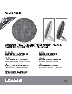 Manual SilverCrest IAN 286212 Altifalante