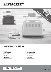 Bedienungsanleitung SilverCrest IAN 298675 Toaster