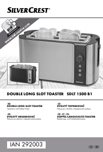 Bedienungsanleitung SilverCrest IAN 292003 Toaster