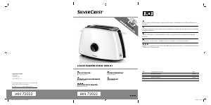 Bedienungsanleitung SilverCrest IAN 72022 Toaster