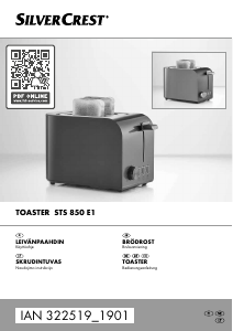 Bedienungsanleitung SilverCrest IAN 322519 Toaster