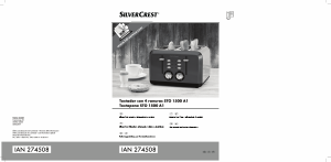 Manual SilverCrest IAN 274508 Torradeira