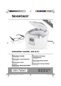 Manuál SilverCrest IAN 76041 Ultrazvukový čistič