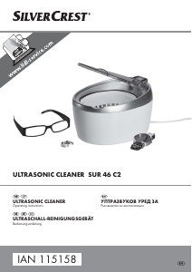 Manual SilverCrest IAN 115158 Ultrasonic Cleaner