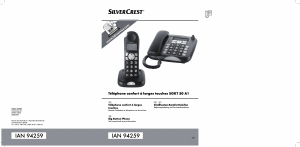 Bedienungsanleitung SilverCrest IAN 94259 Telefon