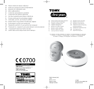 Instrukcja TOMY TF500 Niania elektroniczna