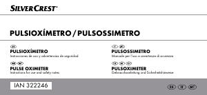 Manual de uso SilverCrest IAN 322246 Oxímetro de pulso