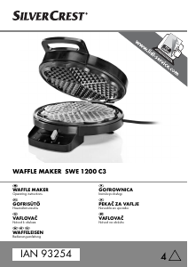 Manual SilverCrest IAN 93254 Waffle Maker