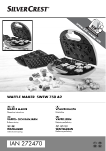 Manual SilverCrest IAN 272470 Waffle Maker